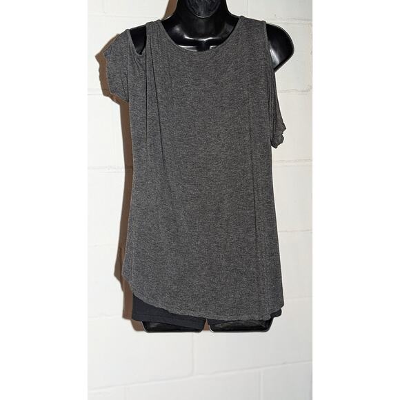 23 Love Street Cold Shoulder Tank Top Elephant Short Sleeve Boho Shirt Medium - Picture 4 of 6